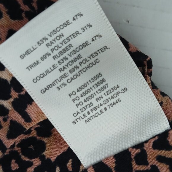 Wilfred Leopard Print Penelope Camisole Crop Aritzia Size Large - Picture 8 of 9